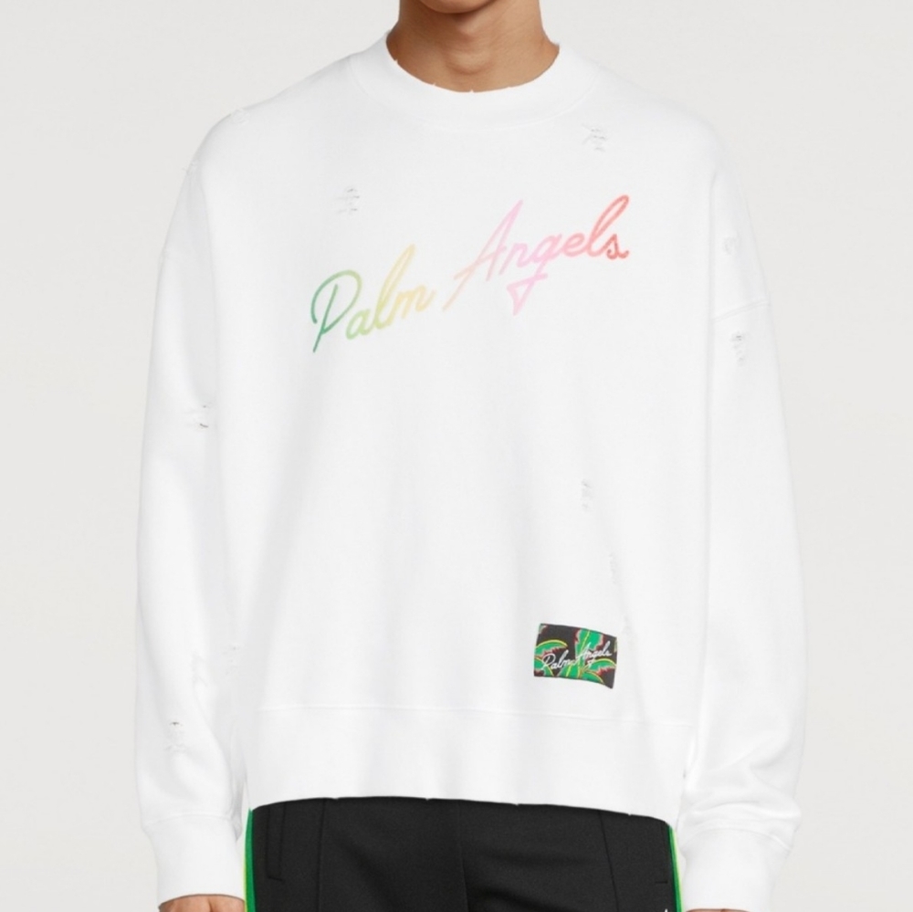 PALM ANGELS Oversized Miama Logo Sweatshirt - UNISEX